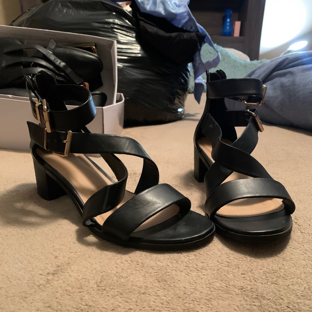 heeled sandals